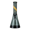 Marley Natural Smoked Glass Water Pipe with Gold Detail