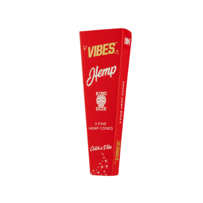 Vibes Cones King Size - Hemp Paper - 3 Pack