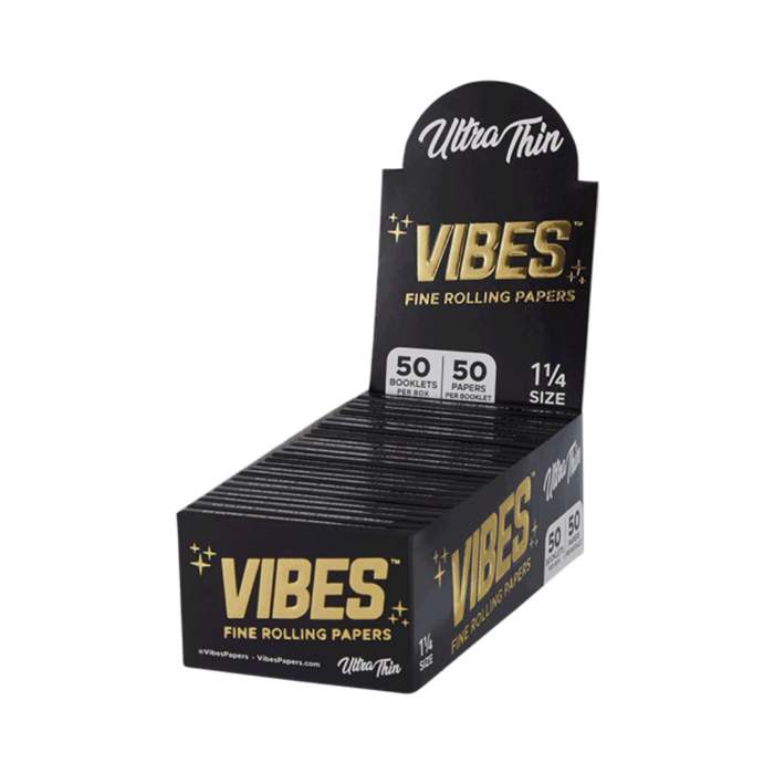 Vibes Papers 1 1/4 Size - Ultra Thin Paper - 50 Pack