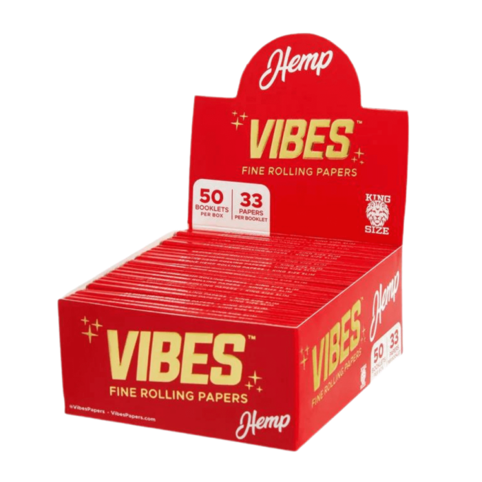 Vibes Papers King Size - Hemp Paper - 50 Pack