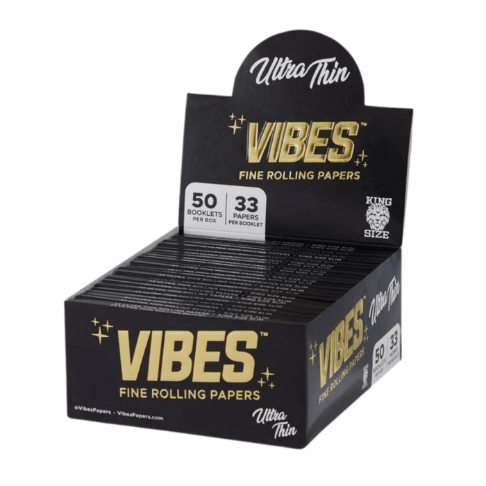 Vibes Papers King Size - Ultra Thin Paper - 50 Pack