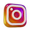Instagram 3D Transparent